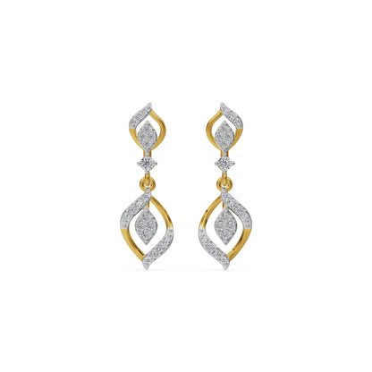 Luna Drop Lab Grown Diamond Earrings