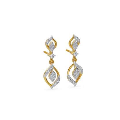 Luna Drop Lab Grown Diamond Earrings