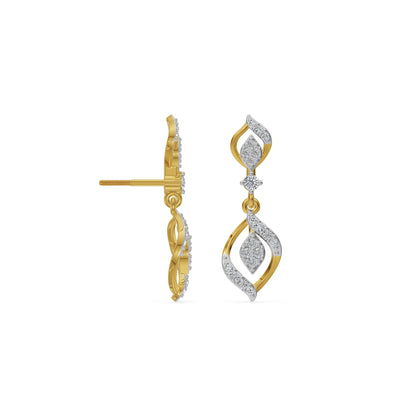 Luna Drop Lab Grown Diamond Earrings