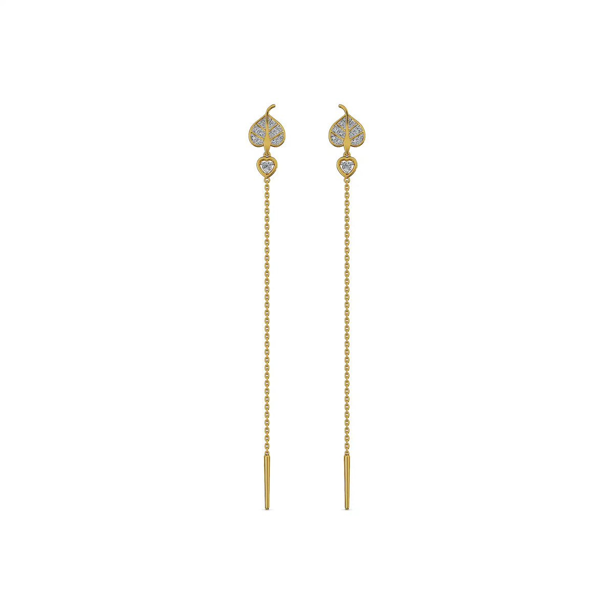 Drape Sui Dhaga Lab Grown Diamond Earrings