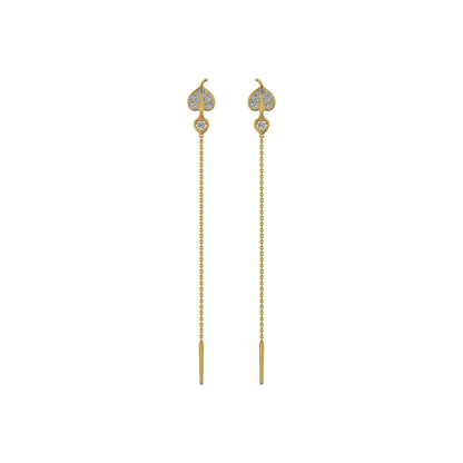 Drape Sui Dhaga Lab Grown Diamond Earrings