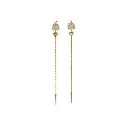 Drape Sui Dhaga Lab Grown Diamond Earrings