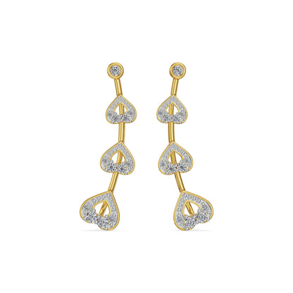 Grace Lab Grown Diamond Ear Climbers