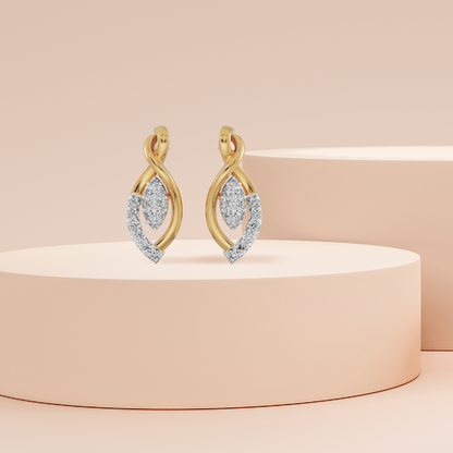 Diamond Dazzle Earrings Prospective View