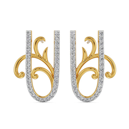 U Fusion Diamond Earrings_in_stock