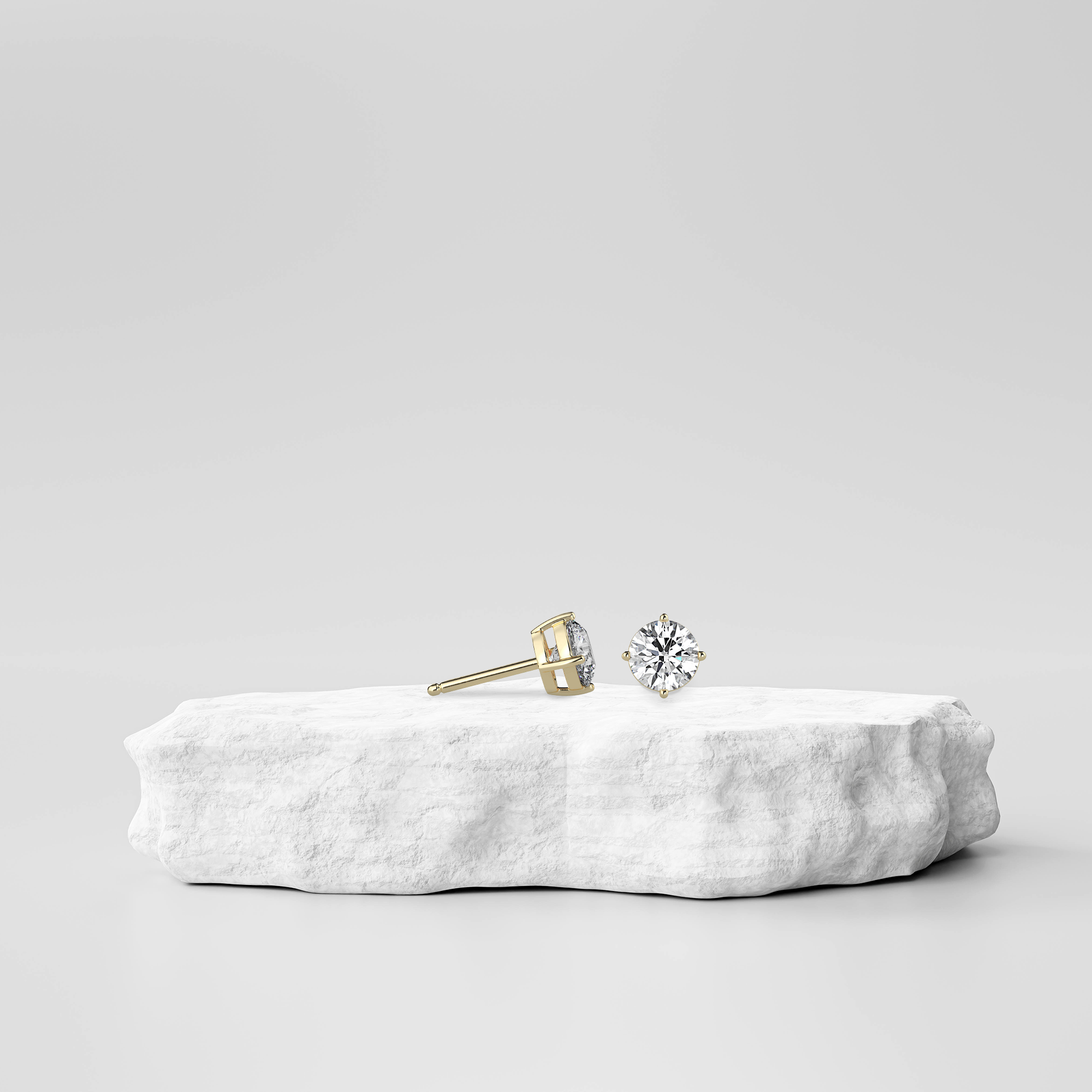 0 25 CT Lab Grown Diamond Solitaire Studs_in-stock