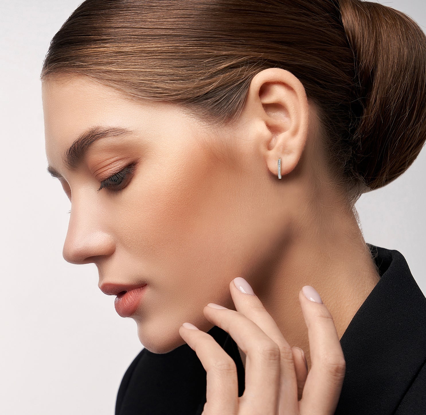 Round Lab Grown Diamond Hoops_in-stock