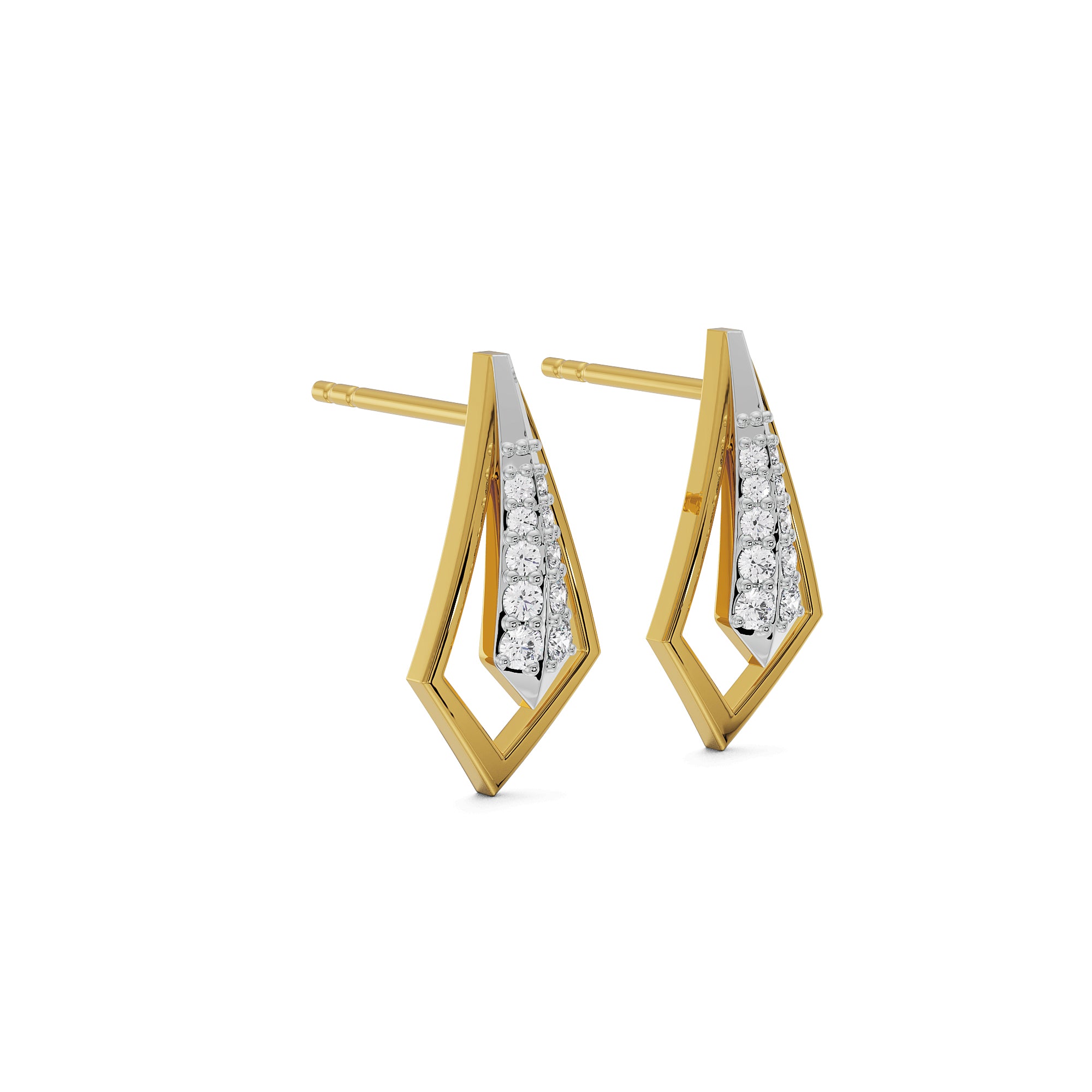 Majestic Drop Earrings Side View