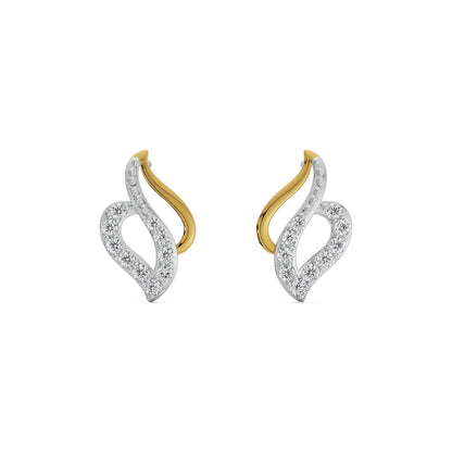 Timeless whisper Diamond studs Front View