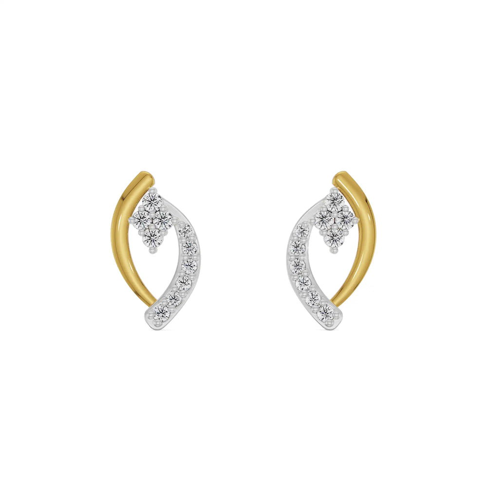 Leaf Symphony Lab Grown Diamond Studs
