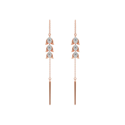Floral Splendor Lab Grown Diamond Earrings_in-stock
