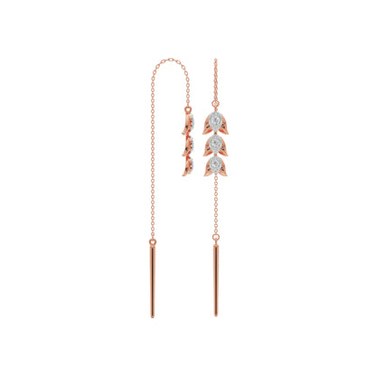 Floral Splendor Lab Grown Diamond Earrings_in-stock