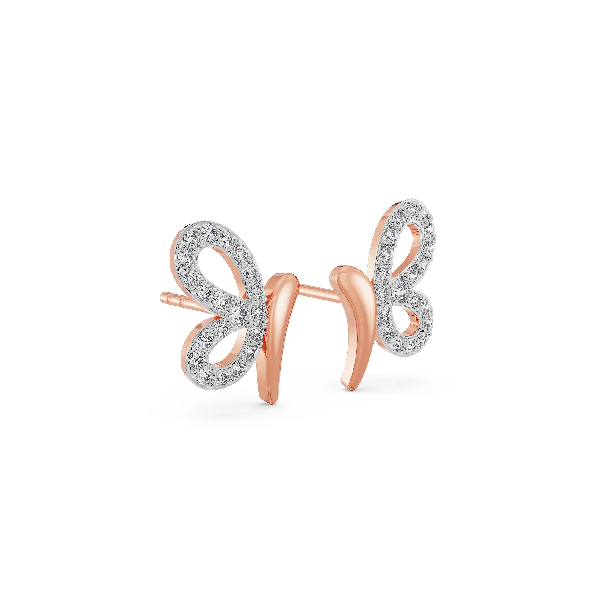Fluttering Flair Lab Grown Diamond Earrings_in-stock