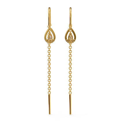Purple Gemstone Lab Diamond Suidhaga Earrings_in-stock