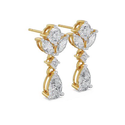 Magical Drop Lab Grown Diamond Earrings_in-stock