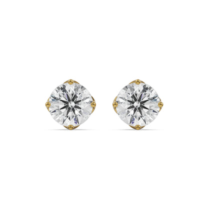 1 CT Timeless Lab Grown Diamond Solitaire Studs_in-stock