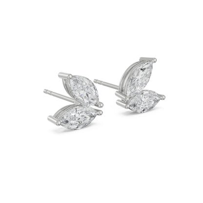 Butterfly Marquise Lab Grown Diamond Studs_in-stock