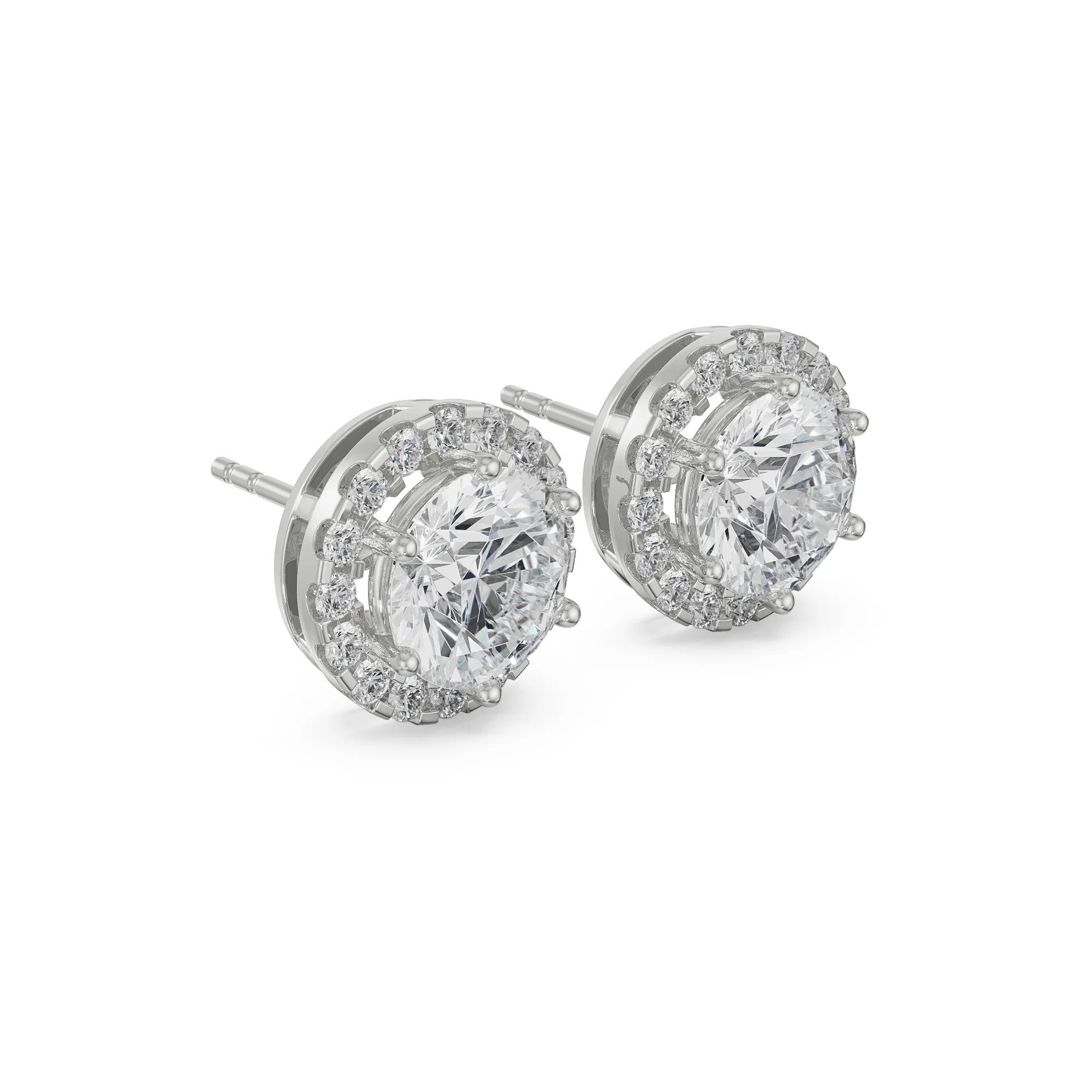 0 5 CT Halo Lab Grown Diamond Solitaire Earrings_in-stock