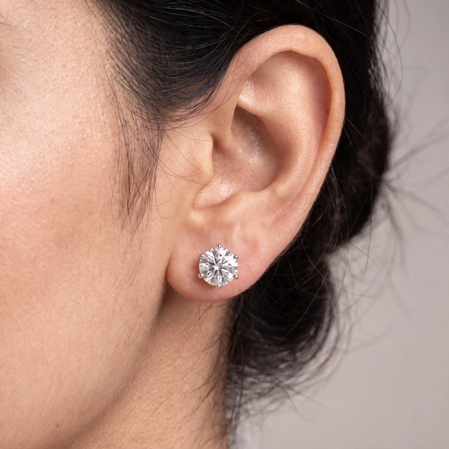 2 CT Versatile Lab Grown Diamond Solitaire Studs