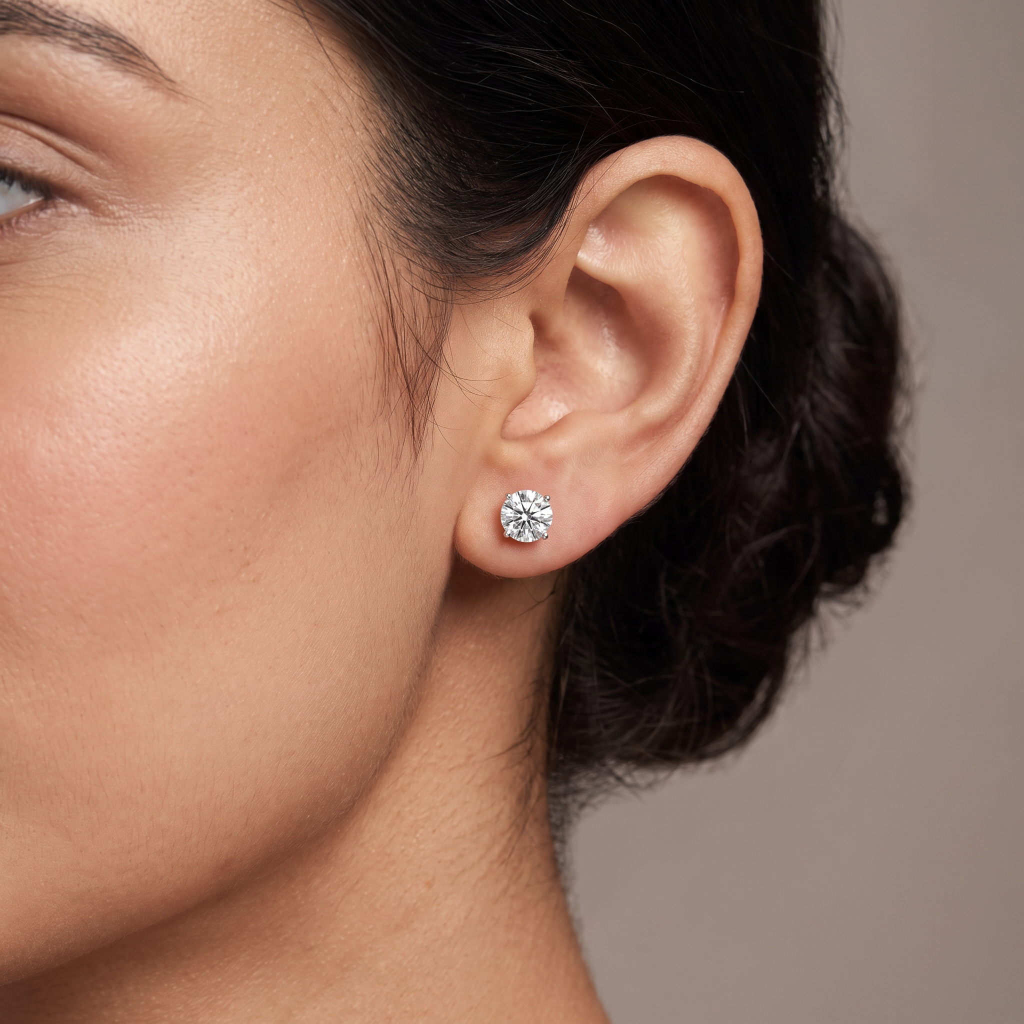 Brilliance Round Lab Grown Diamond Studs