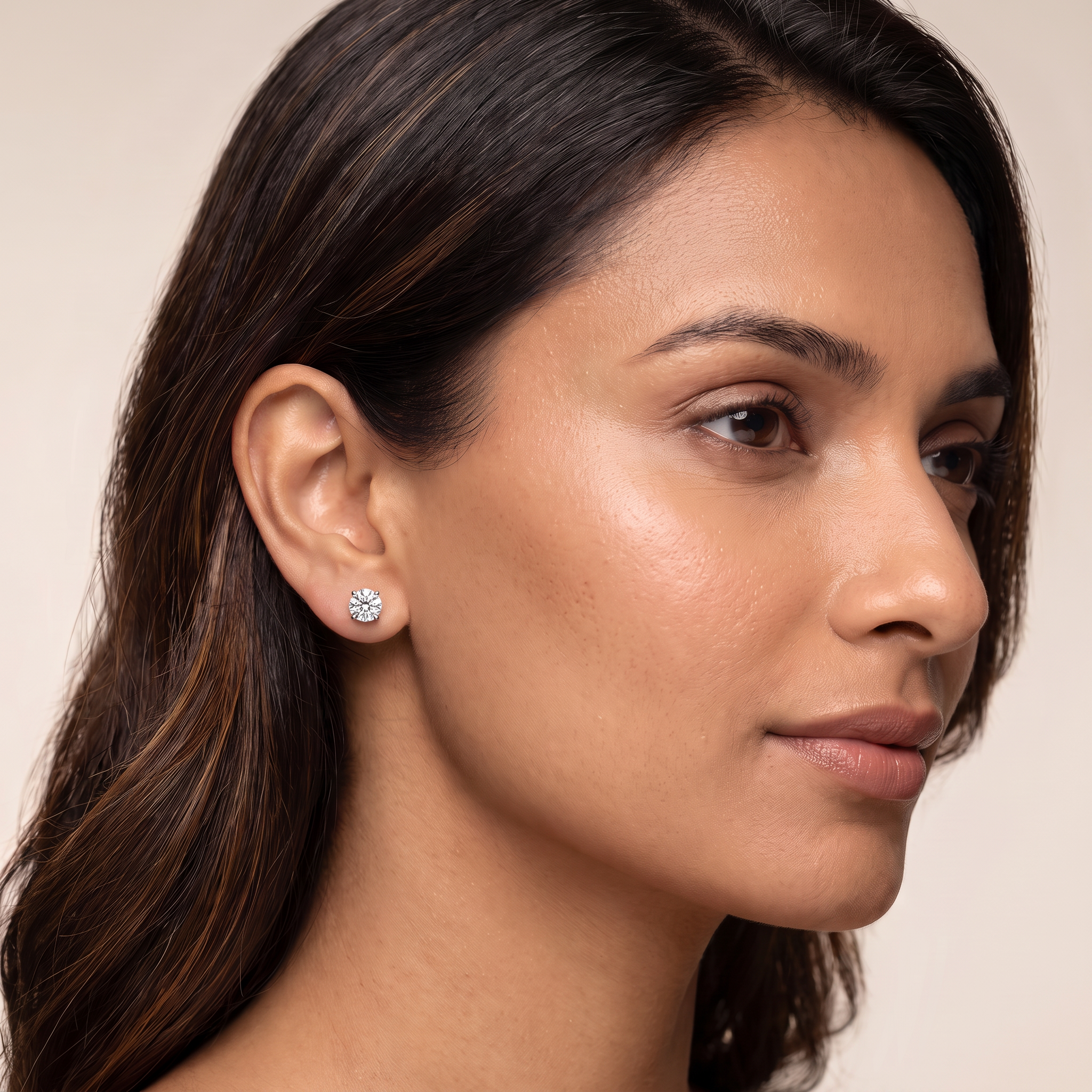 1 CT Stunning Lab Grown Diamond Studs