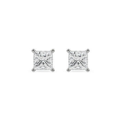 1 CT Timeless Princess Lab Grown Diamond Solitaire Studs_in_stock