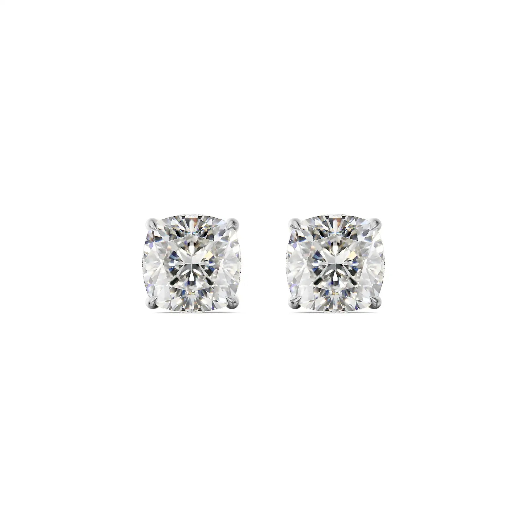 0.50 CT Cushion Lab Grown Diamond Studs 9KT
