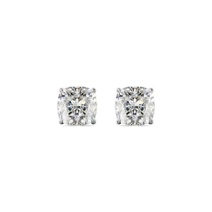 0.50 CT Cushion Lab Grown Diamond Studs 9KT