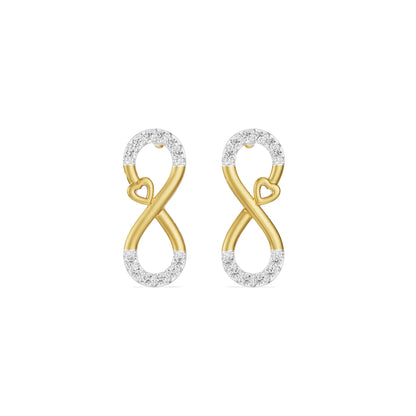 Infinity Love Lab Grown Diamond Earrings_in-stock