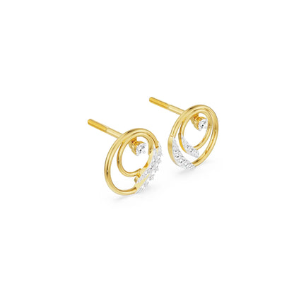 Luminiscent Diamond Earrings Side view