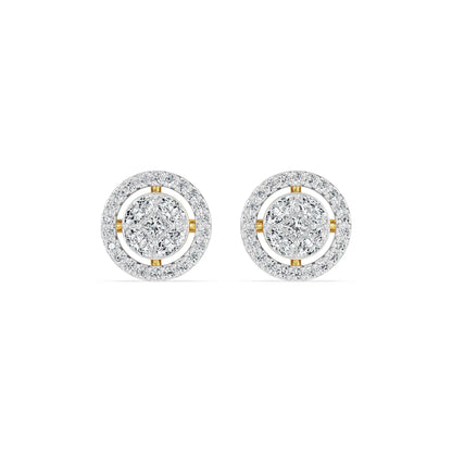 Glistening Lab Grown Diamond Studs_in-stock
