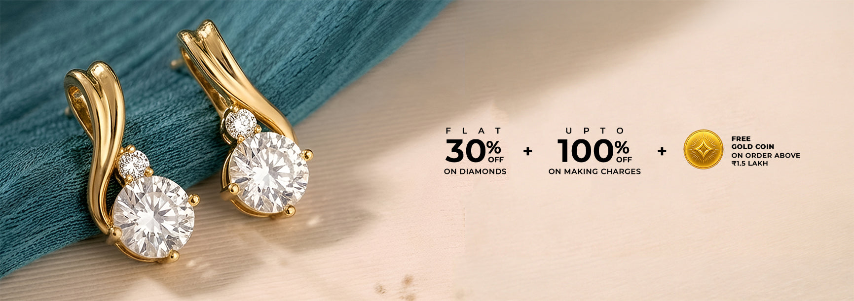Daily wear earrings Mobile Banner