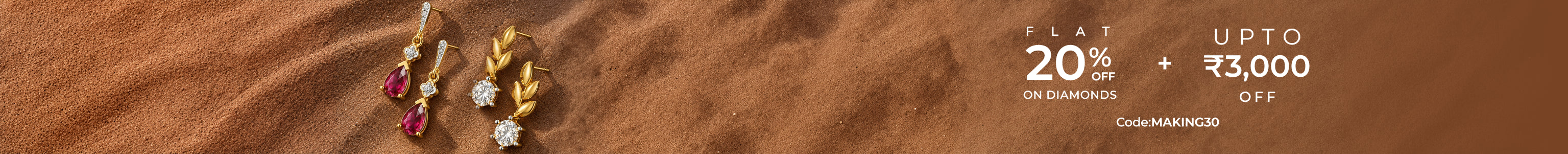 Drop earrings Banner