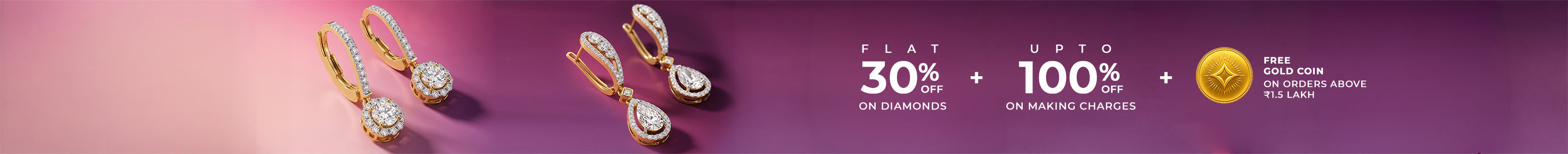 Diamond Hoop Earrings Banner