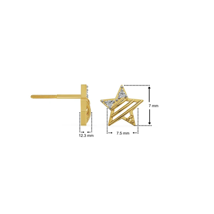 Twinkle Star Lab Grown Diamond Studs