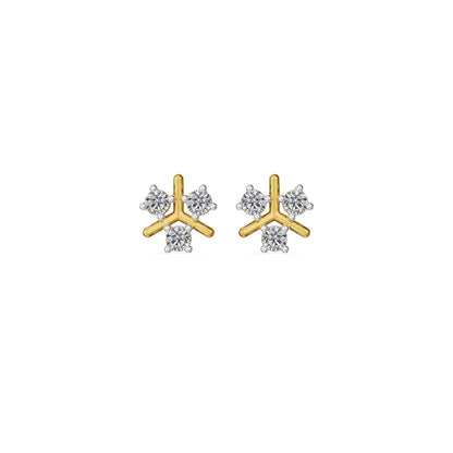 Twinkle Trio Lab Grown Diamond Studs