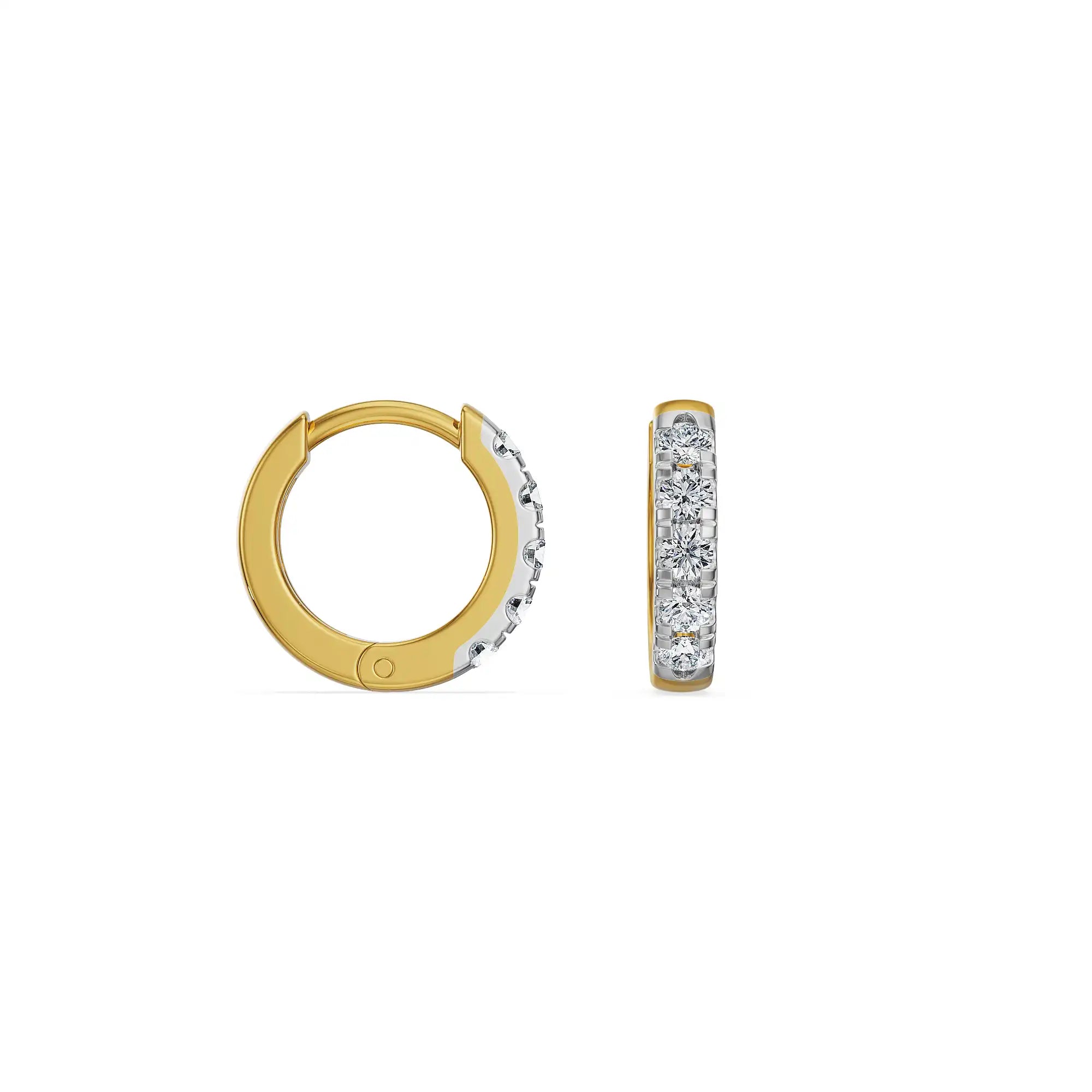 Halo Hoop Lab Grown Diamond Kid's Balis