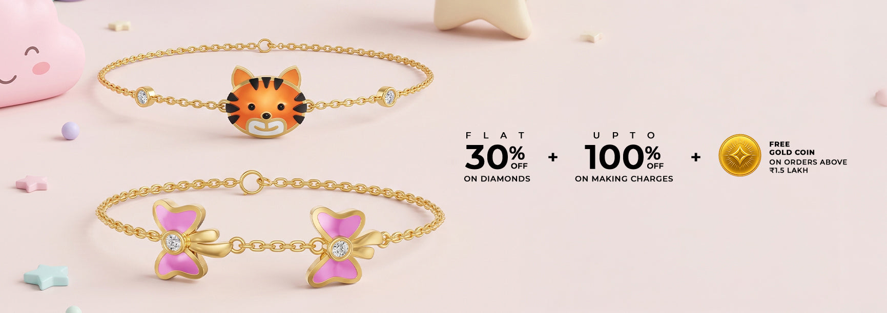Kid's Bracelets Mobile Banner