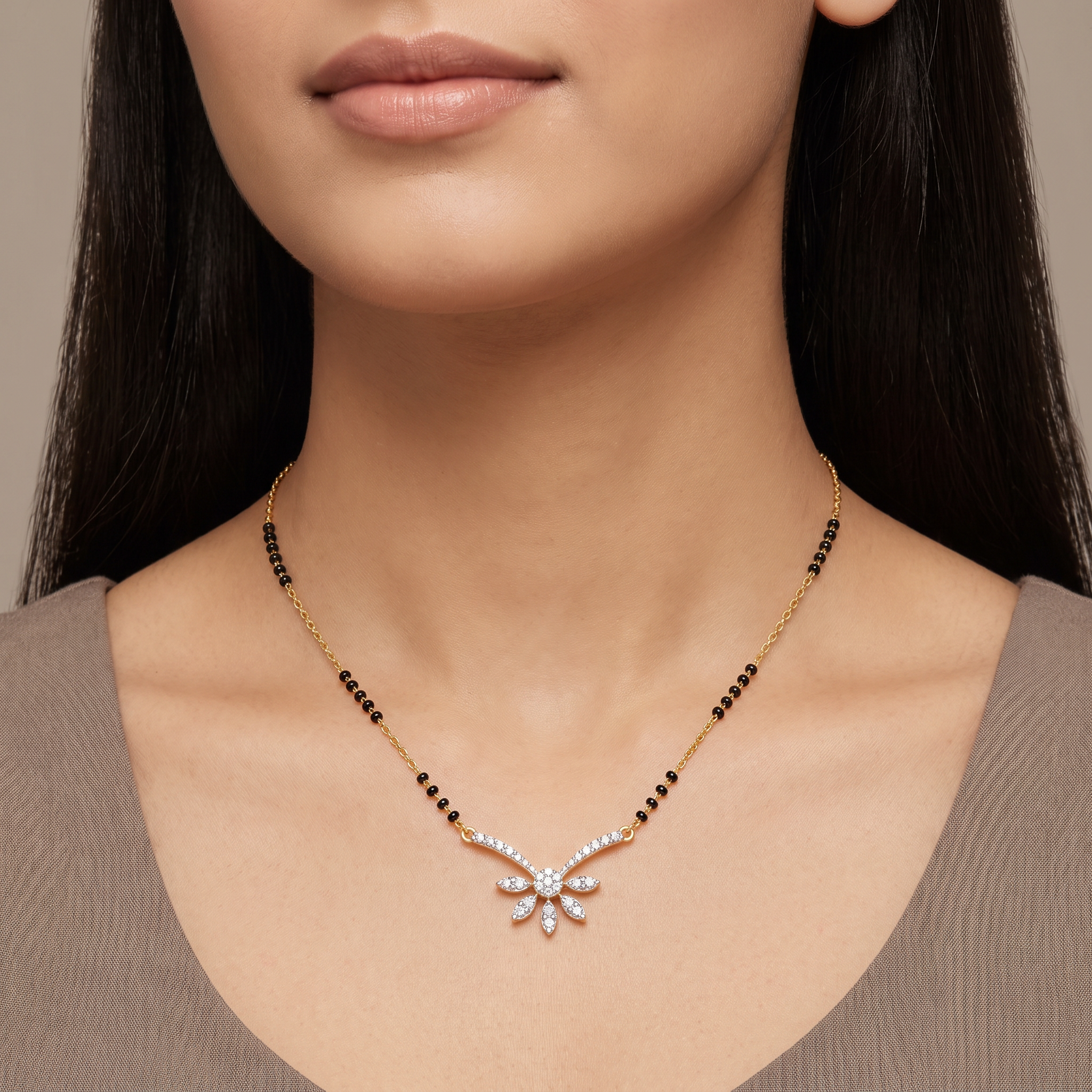Aayat Lab Grown Diamond Mangalsutra