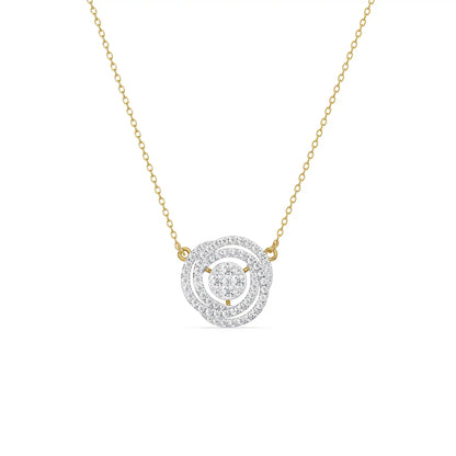 Circle of Life Diamond Mangalsutra prospective view