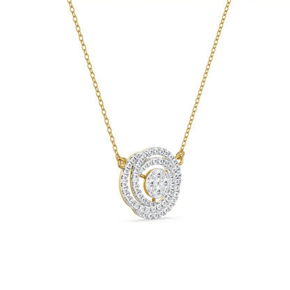 Circle of Life Diamond Mangalsutra side view
