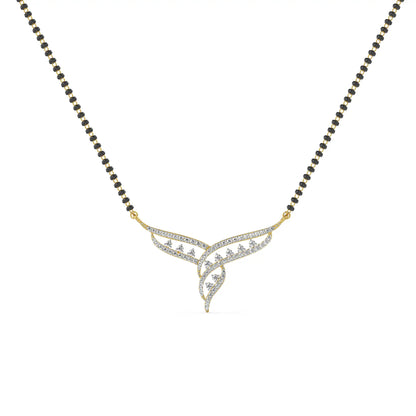 Nirvana Lab Grown Diamond Mangalsutra - front view