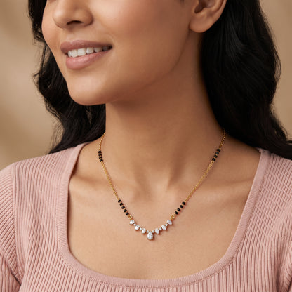 Saptapadi Lab Grown Diamond Mangalsutra