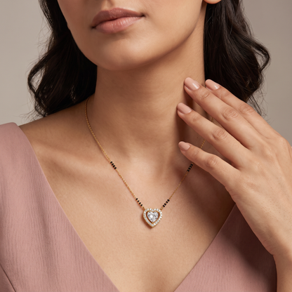 Sweetheart Lab Grown Diamond Mangalsutra