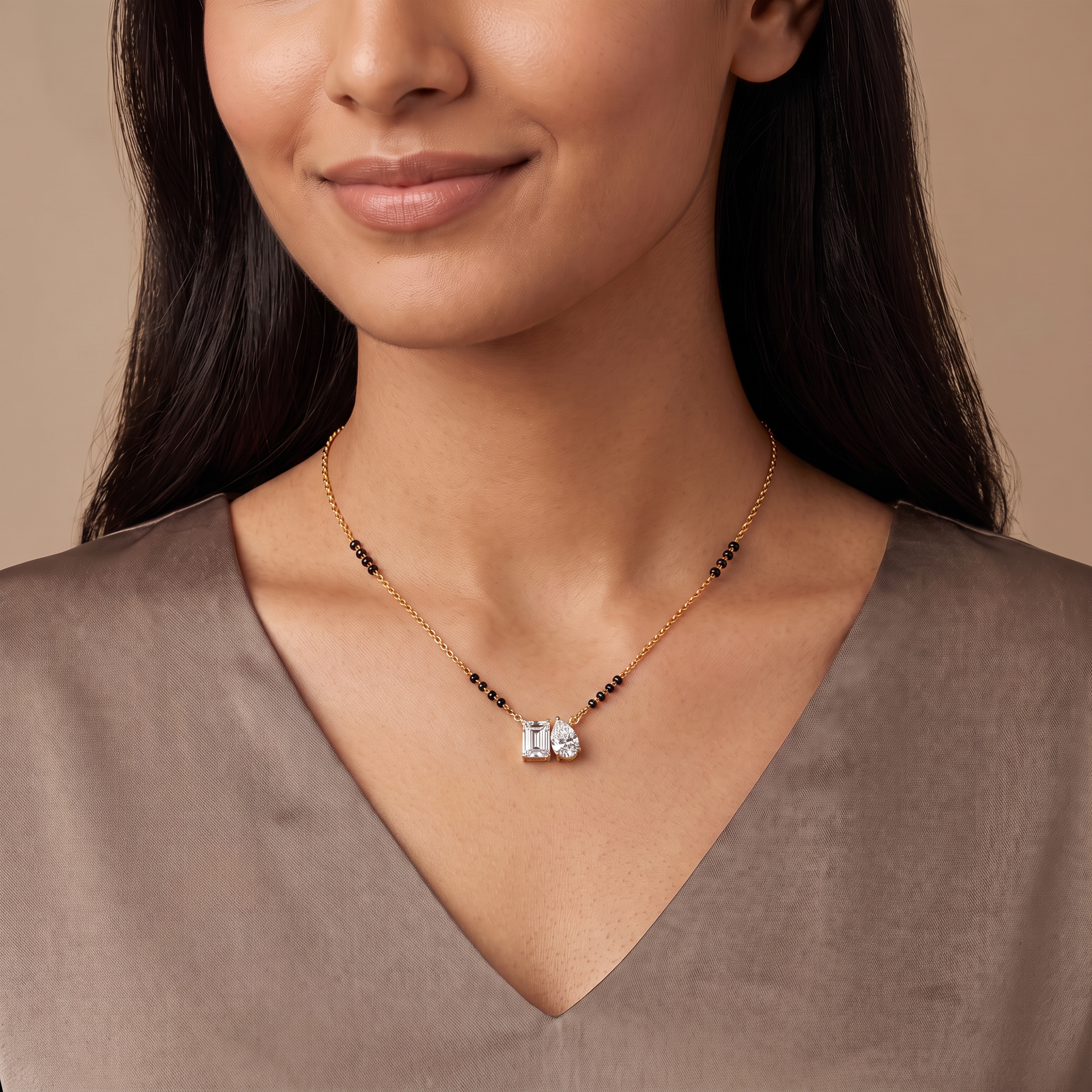 Twinflame Lab Grown Diamond Mangalsutra