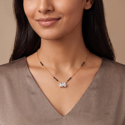 Twinflame Lab Grown Diamond Mangalsutra