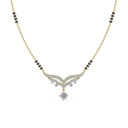 Vaidehi Hearts & Arrows Lab Grown Diamond Mangalsutra
