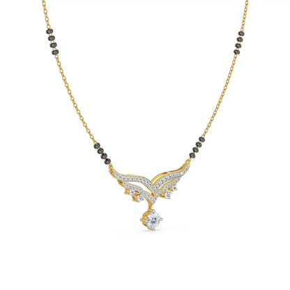 Vaidehi Hearts & Arrows Lab Grown Diamond Mangalsutra