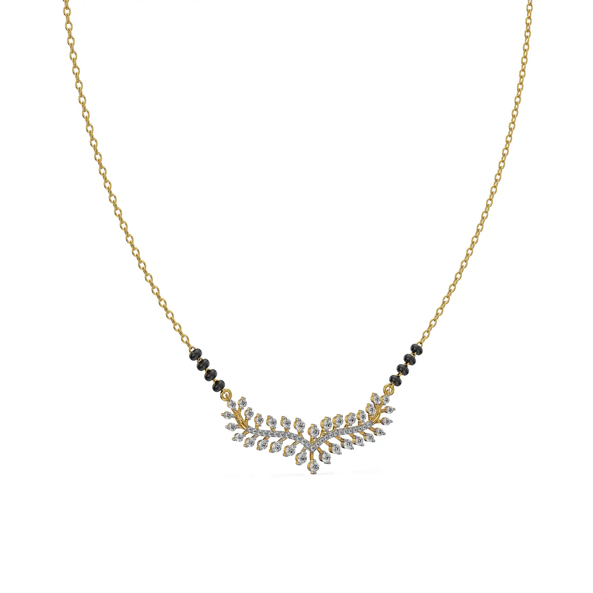 Parna Lab Grown Diamond Mangalsutra
