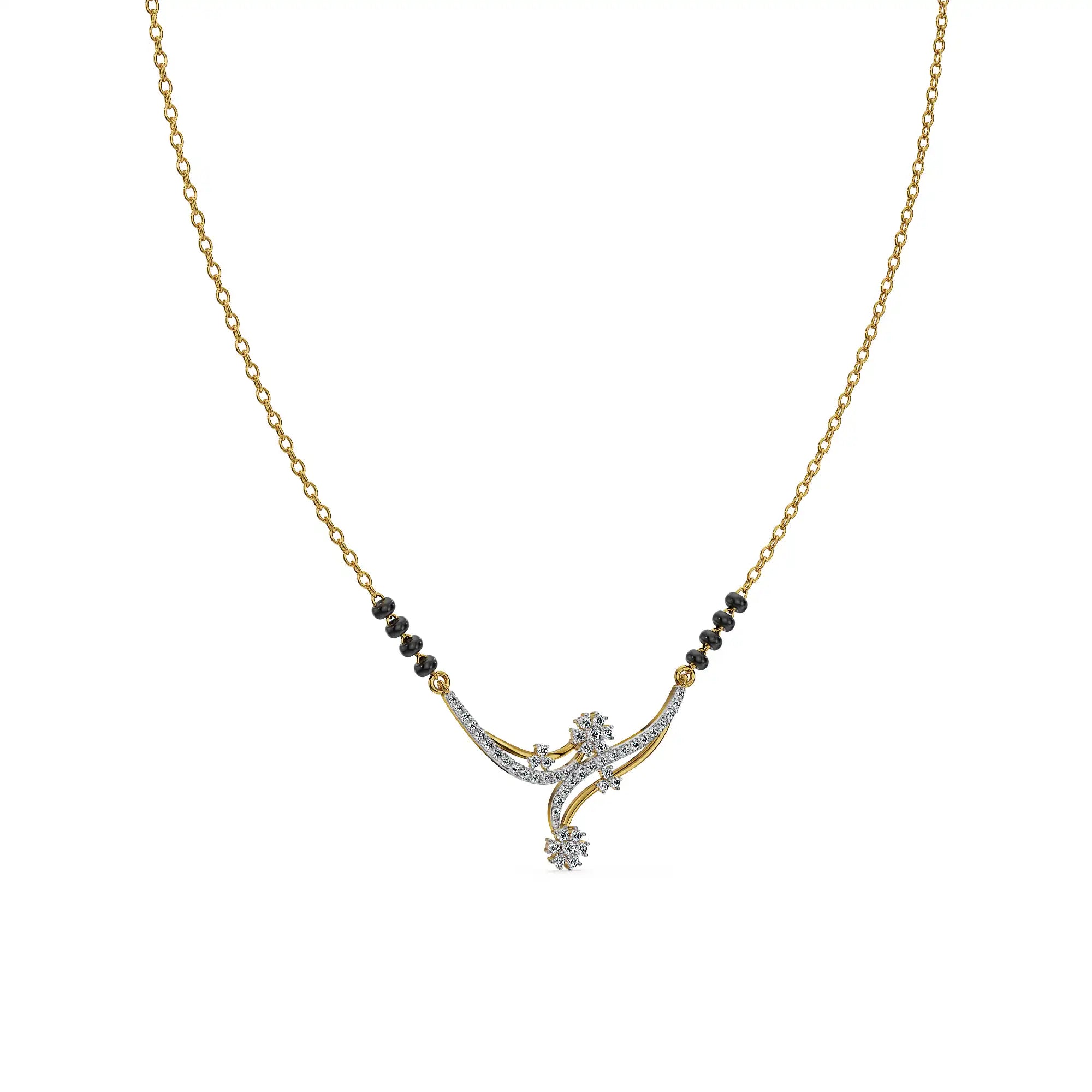 Kali Lab Grown Diamond Mangalsutra